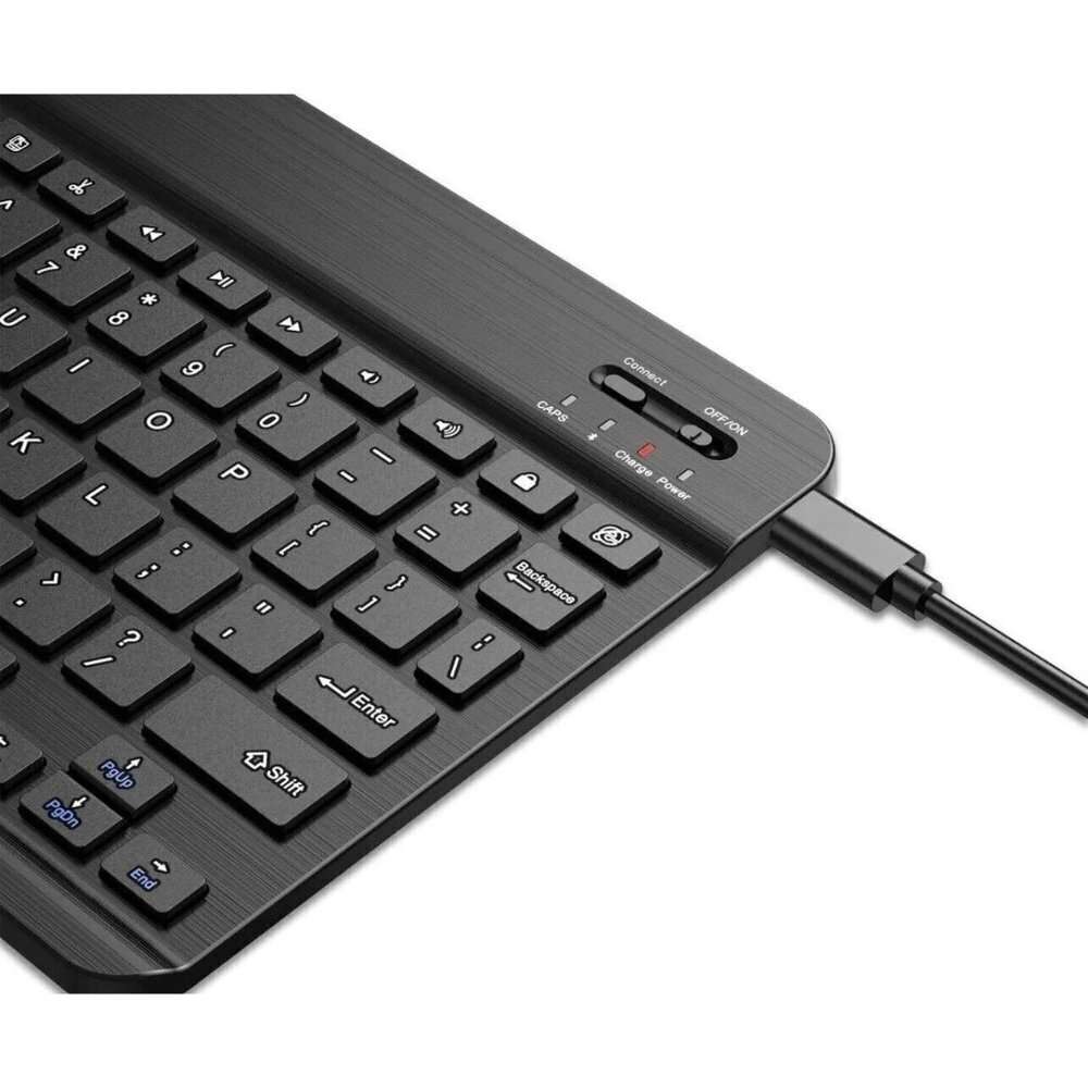 10 Inch Ultrathin (4mm) Wireless Bluetooth Keyboard for iPad Samsung Tablet - Picture 7 of 7